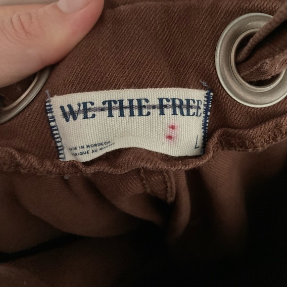 FREE PEOPLE Overalls Fields Of Flowers Wide Leg Overalls Jumpsuit We The Free - Picture 6 of 6